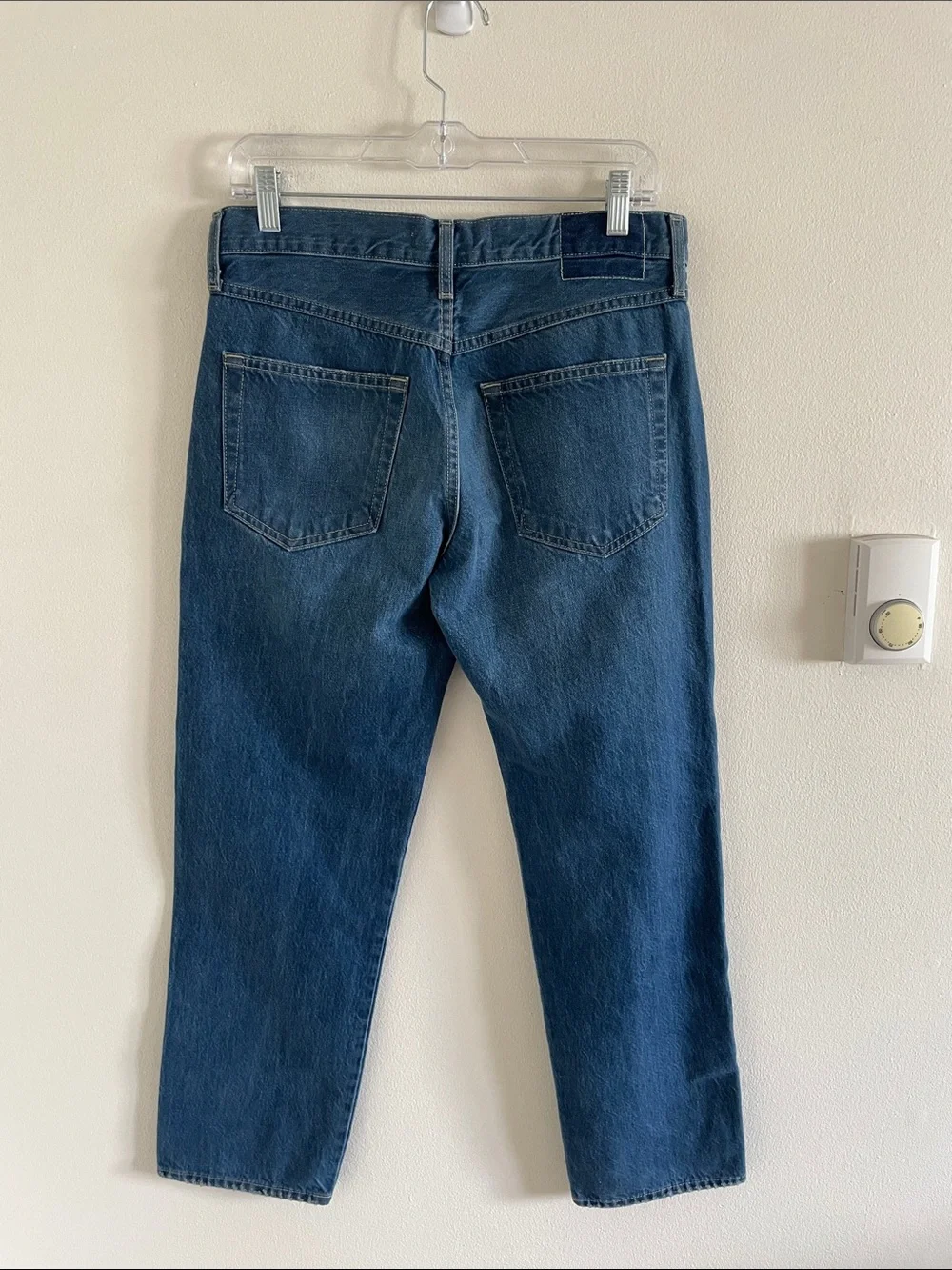 AMO Libby Jeans Women’s Size 27 Relaxed Straight Cropped Mid Rise Mastermind